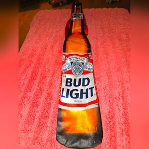 Bud Light Beer Bottle Shaped Mens Tie